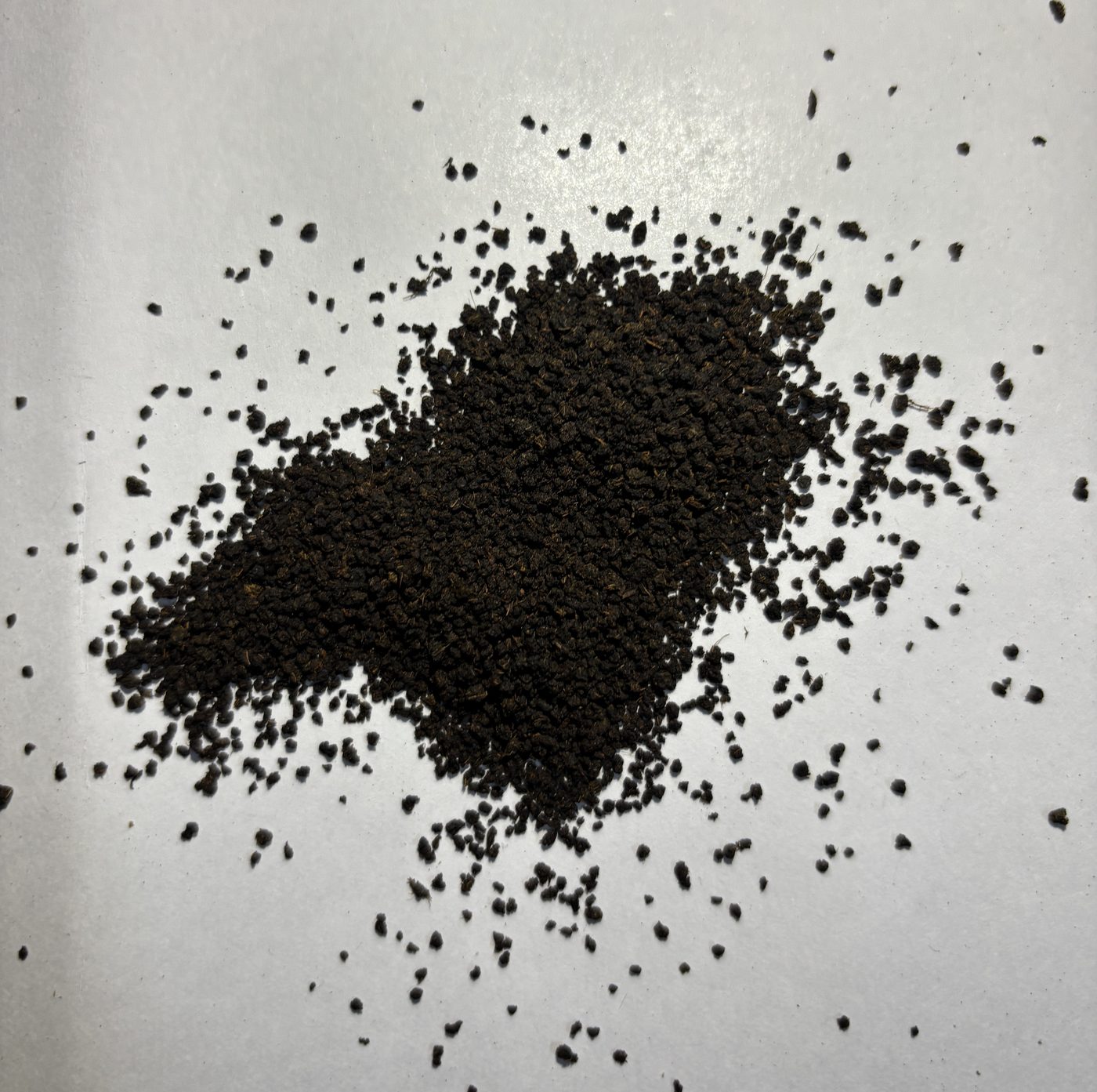 CTC processed black tea granules — BOP and Dust grades from Assam and Dooars